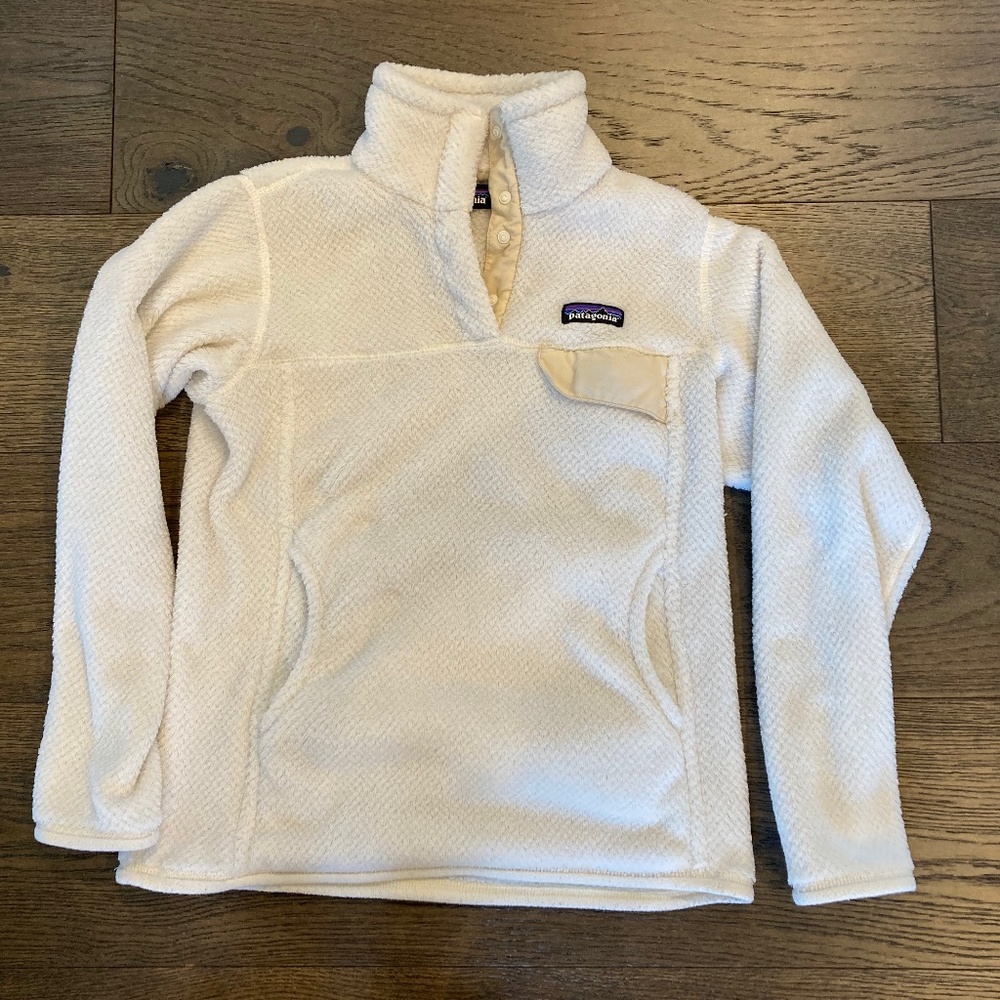 Patagonia Re-Tool Snap-T Fleece Pullover XS Linen